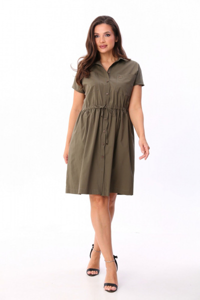Платье ICY Street 25ICY086 хаки - фото 2