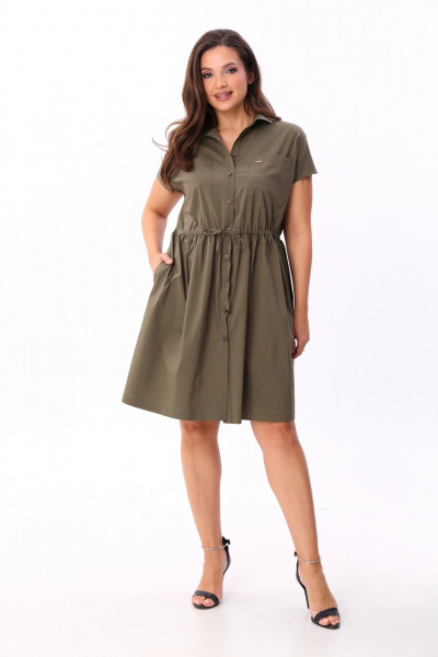 Платье ICY Street 25ICY086 хаки - фото 1