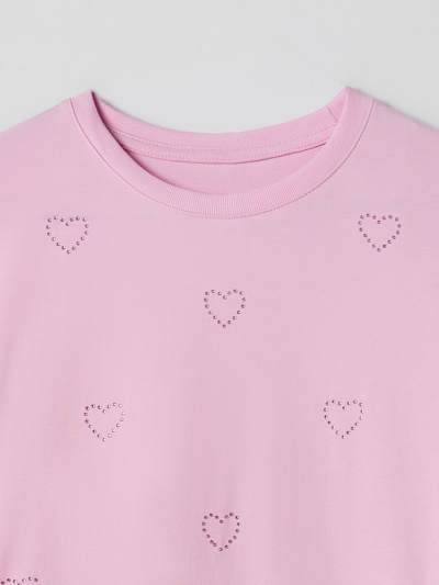 Платье Mark Formelle 157990/25-40962П-16-3 орхидея_печать_1сл_аппликация_из_страз_полочка - фото 3