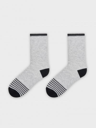 Носки Mark Formelle 430K-3385/B4-25430K-1 св.серый_меланж_рис.3385 - фото 2