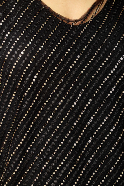 Топ Avenue 0349-5 черный_пайетки - фото 10