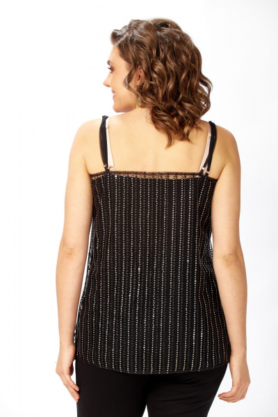 Топ Avenue 0349-5 черный_пайетки - фото 8