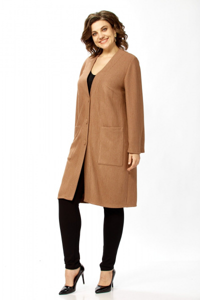 Кардиган Avenue 0340-2 желто-коричневый - фото 8