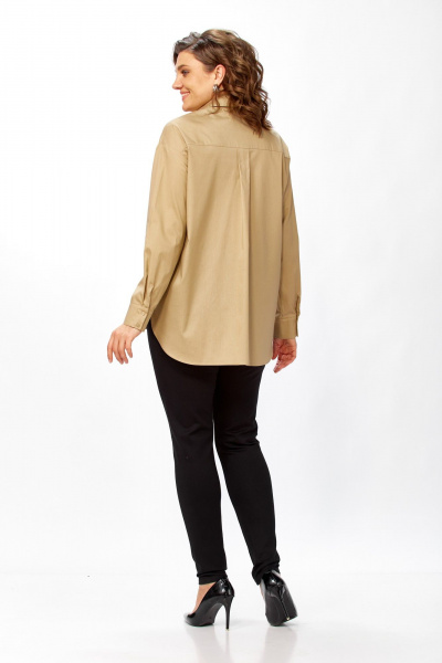 Рубашка Avenue 0343-2 песочный - фото 4