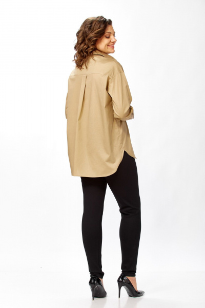 Рубашка Avenue 0343-2 песочный - фото 3