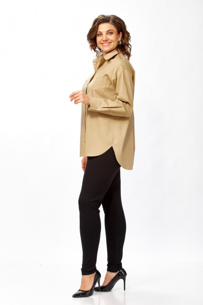 Рубашка Avenue 0343-2 песочный - фото 2