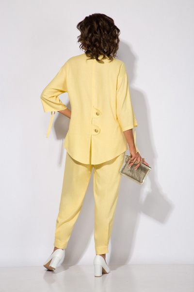 Блуза, брюки Liliana 1450Н желтый-лимонный - фото 5