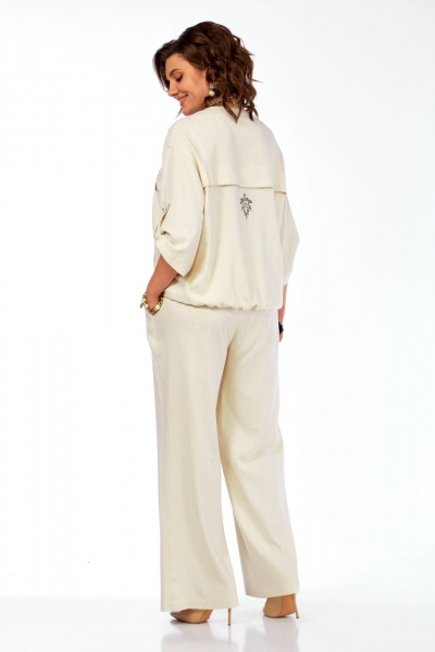 Брюки, жакет Grace for you 281 бежевый - фото 6