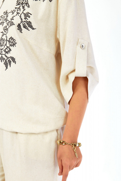 Брюки, жакет Grace for you 281 бежевый - фото 5