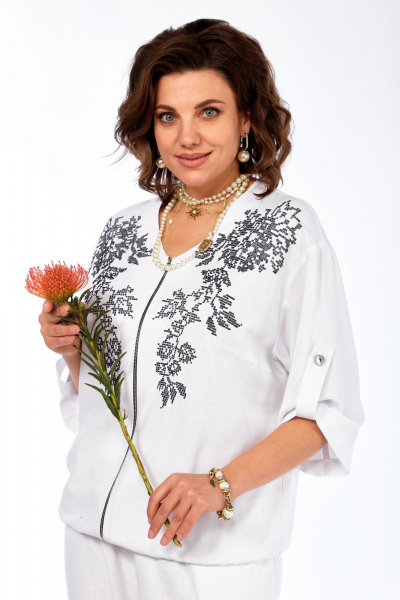 Брюки, жакет Grace for you 281 белый - фото 10