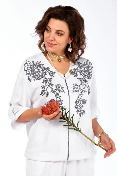 Брюки, жакет Grace for you 281 белый - фото 9