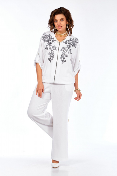 Брюки, жакет Grace for you 281 белый - фото 4