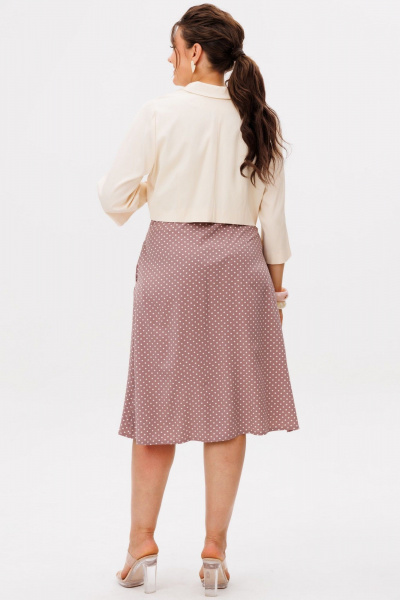 Жакет, платье Anelli 1708 соевое_молоко - фото 13