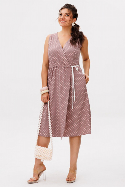 Жакет, платье Anelli 1708 соевое_молоко - фото 2