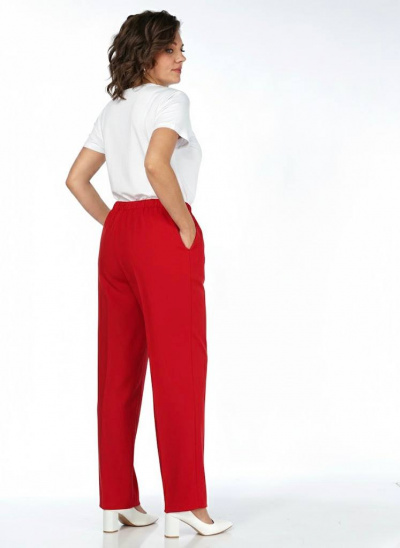 Брюки, жилет Пинск-Стиль 3124 красный - фото 7