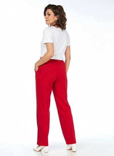 Брюки, жилет Пинск-Стиль 3124 красный - фото 18