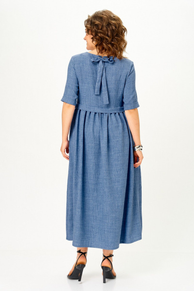 Платье Michel chic 2132/1 деним - фото 5