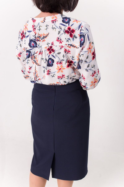 Юбка Faldas М-31 синий - фото 4