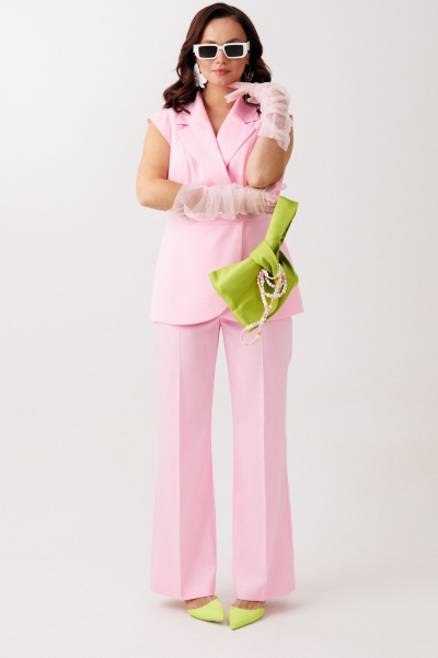 Брюки, жилет Mubliz 320 розовый - фото 11