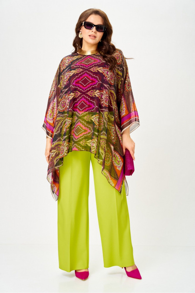 Брюки, топ, туника Anastasia м-1339 - фото 4