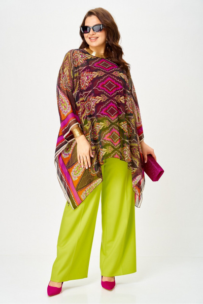 Брюки, топ, туника Anastasia м-1339 - фото 1