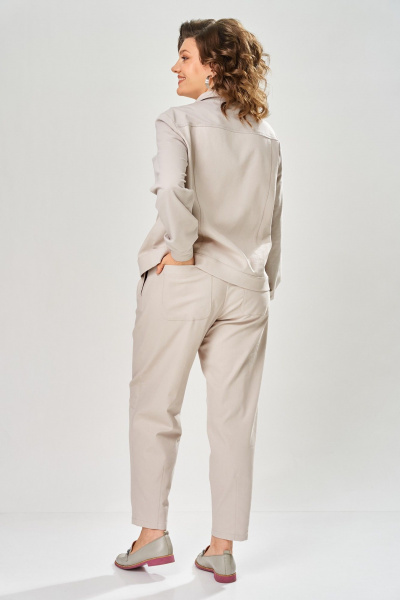Брюки, жакет Диомант 2161 бежевый - фото 8