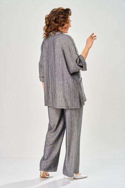 Брюки, жакет Диомант 2167 серый - фото 8