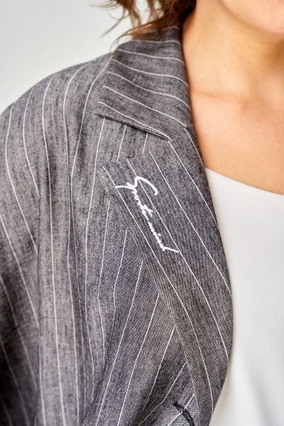 Брюки, жакет Диомант 2167 серый - фото 2