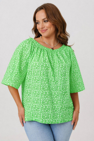 Блуза Anastasia м-1251.1 травяной - фото 2