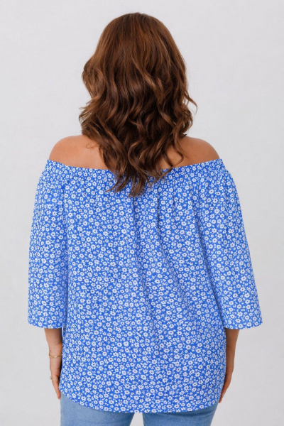 Блуза Anastasia м-1251.1 голубой - фото 3