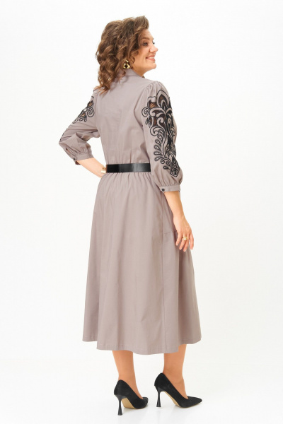 Платье Rishelie 996.4 бежевый - фото 6