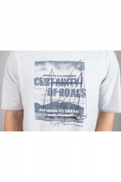 Футболка Купалинка 268403 светло-серый - фото 3