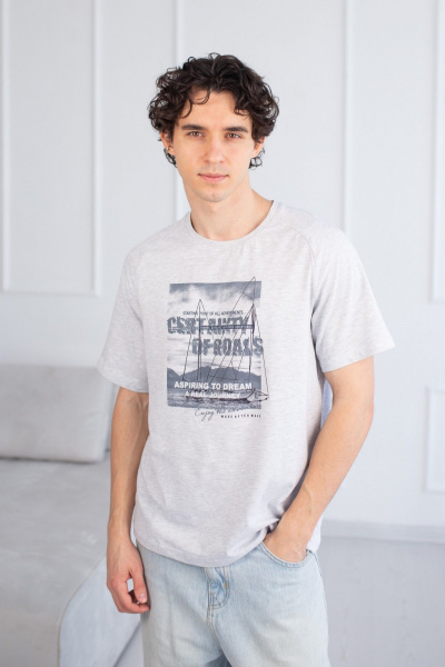 Футболка Купалинка 268403 светло-серый - фото 1