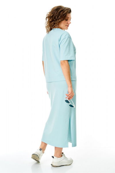 Джемпер, юбка Karina deLux 1441 голубой - фото 4