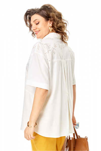 Рубашка Karina deLux 1446Р молочный - фото 5