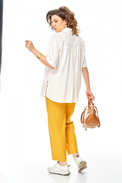 Рубашка Karina deLux 1446Р молочный - фото 3