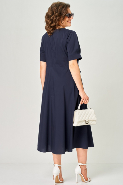 Платье EVA GRANT 7200 синий - фото 5