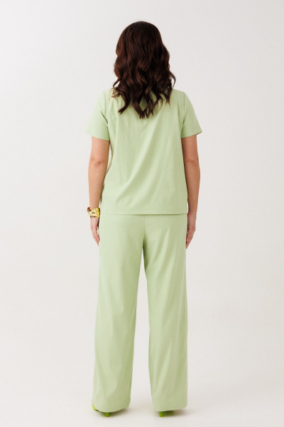 Блуза, брюки Mubliz 323 фисташка - фото 16