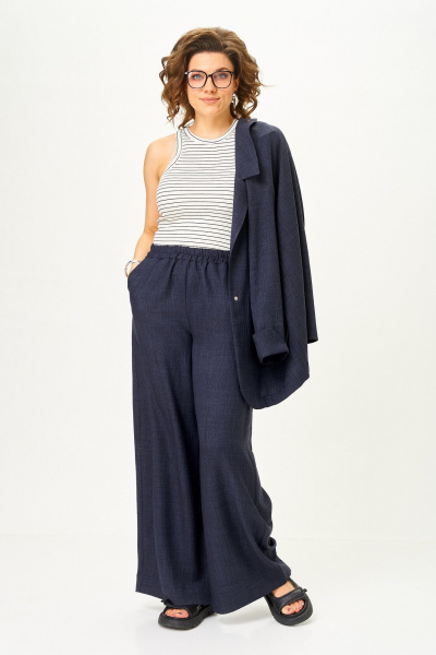 Брюки, жакет Michel chic 1446/1 ночное_небо - фото 7