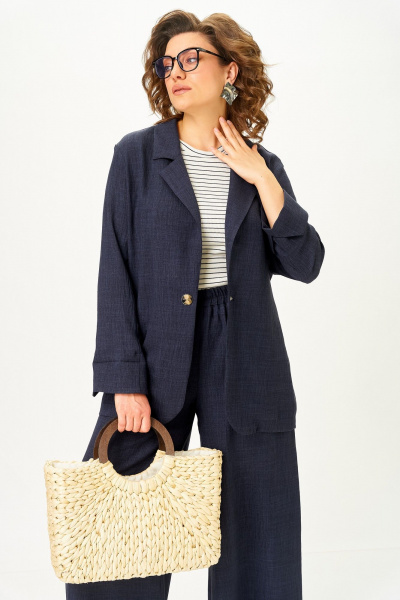 Брюки, жакет Michel chic 1446/1 ночное_небо - фото 6