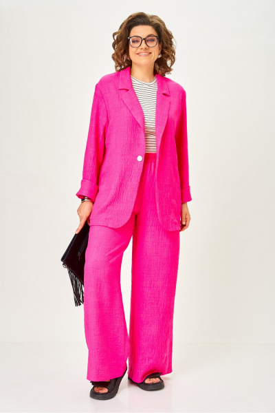 Брюки, жакет Michel chic 1446/1 фуксия - фото 6