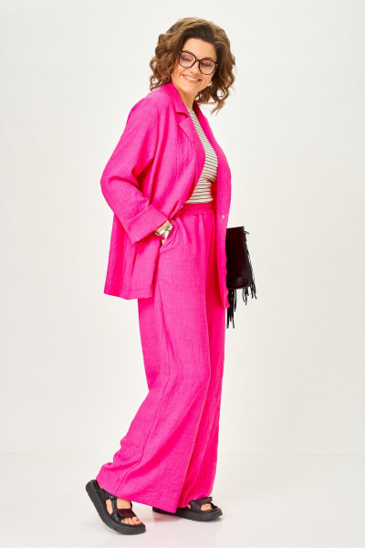 Брюки, жакет Michel chic 1446/1 фуксия - фото 3