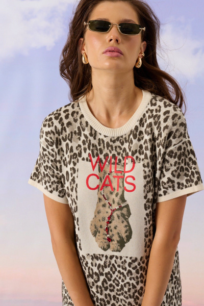 Платье Barbara Geratti С2987BG песок/хаки - фото 3