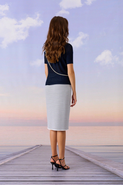 Джемпер Barbara Geratti С4669BG т.синий - фото 3