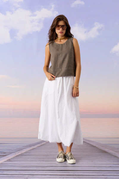 Блуза Barbara Geratti С4943BG кора - фото 1