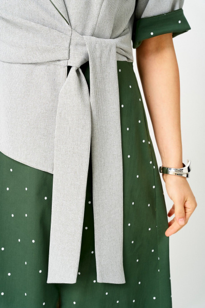 Платье Aira Style 24432 зеленый - фото 7