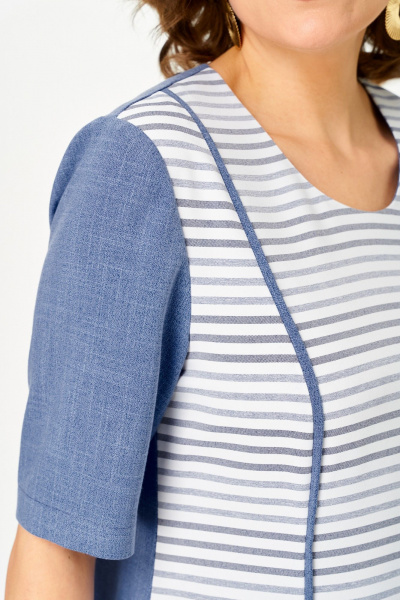 Платье Aira Style 24433 синий - фото 11