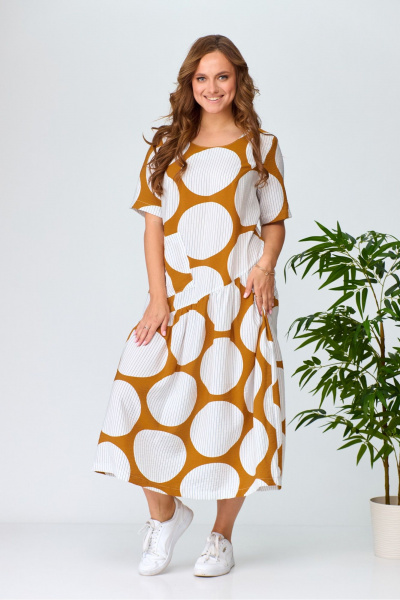 Платье Anastasia м-999.1 молочный - фото 1