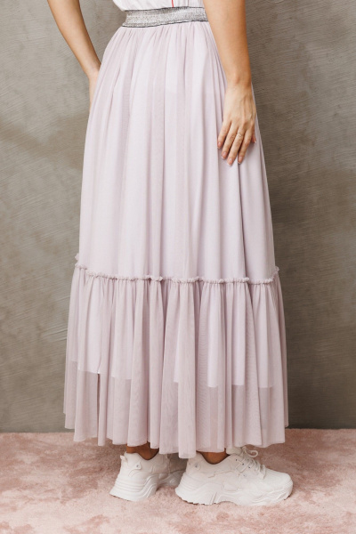 Юбка Anastasia м-1296 французкий-серый - фото 6