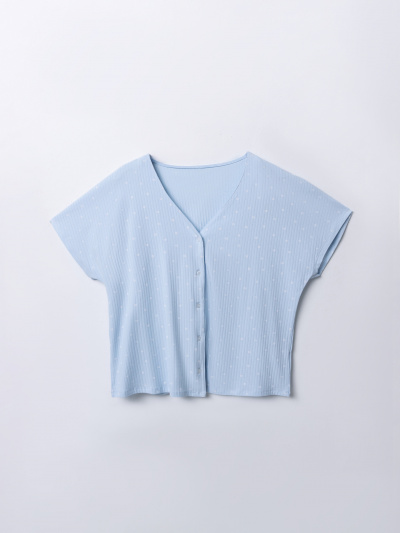 Брюки, джемпер Mark Formelle 592657/25-43884ПП-5 цветы_на_голубом - фото 1